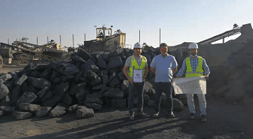 Inspecting carbon anode scrap